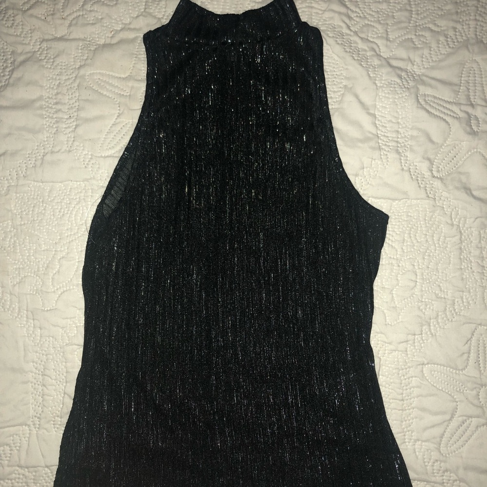 💕Turtleneck Black Top